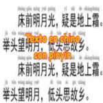 texto en chino